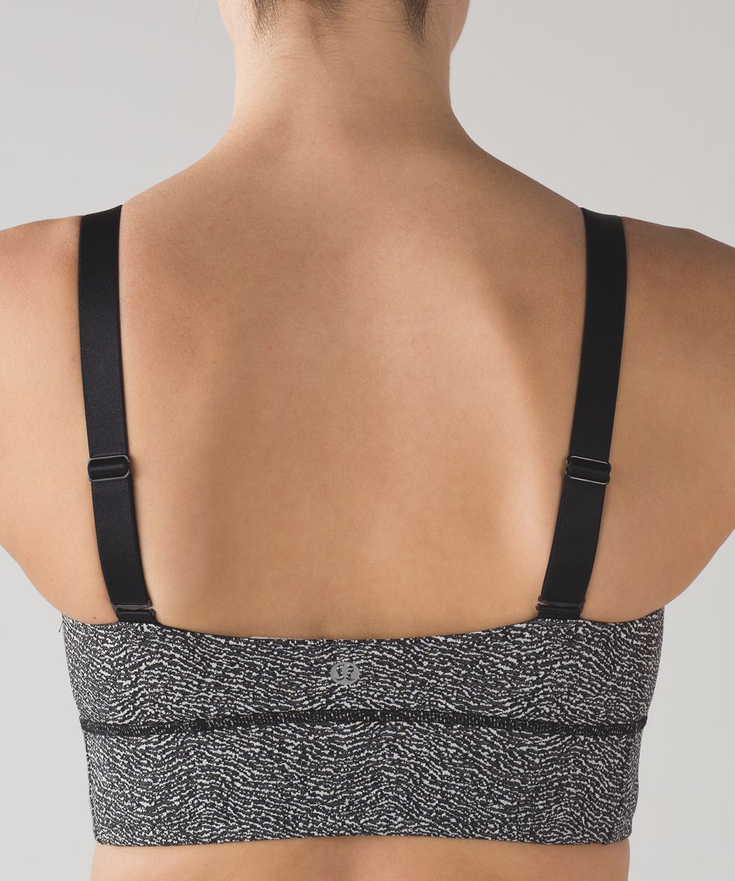 Lululemon Both Ways Bra - Power Luxtreme Ripple Jacquard Black White