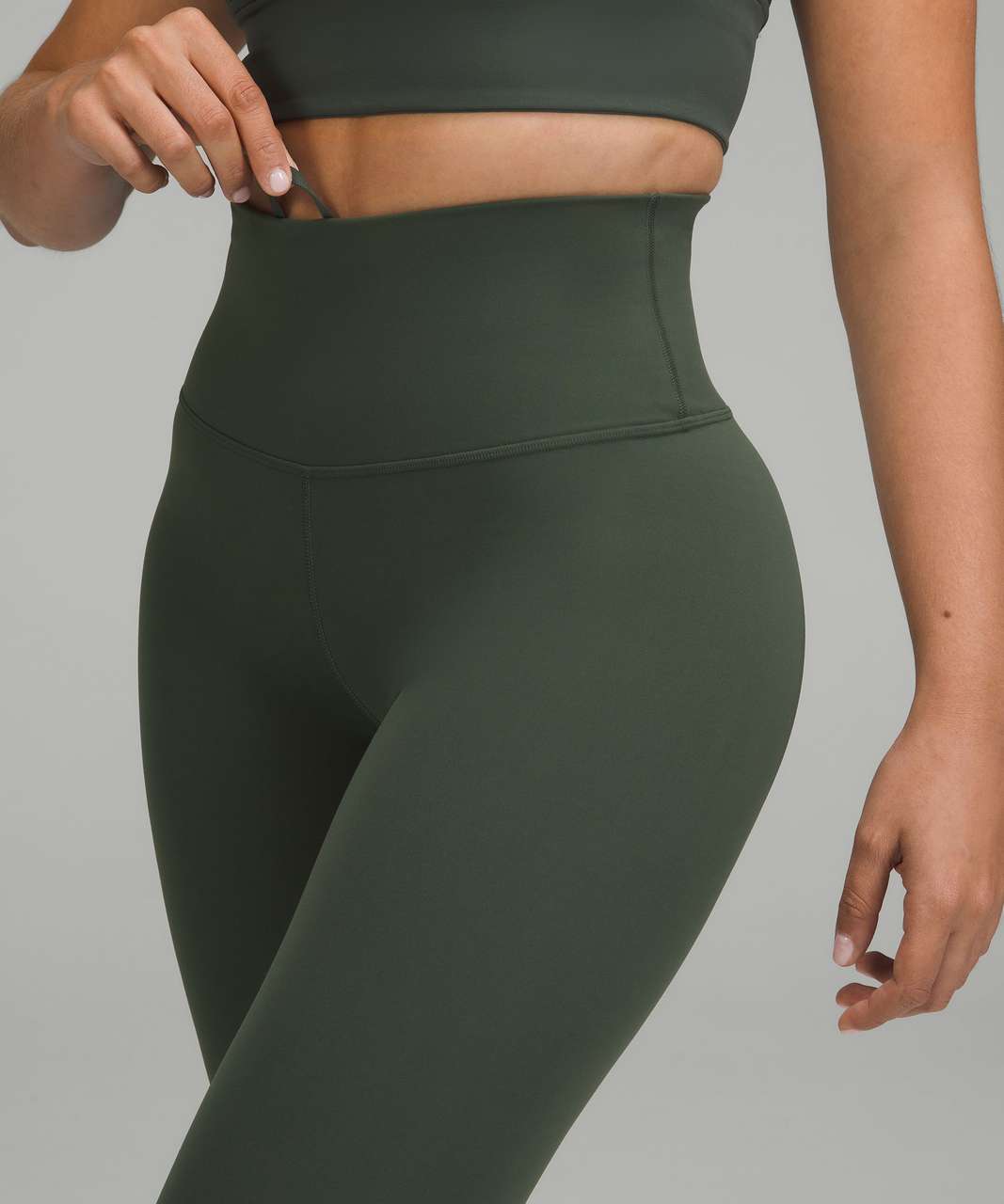 Lululemon Wunder Train Contour Fit High-Rise Tight 28" - Smoked Spruce