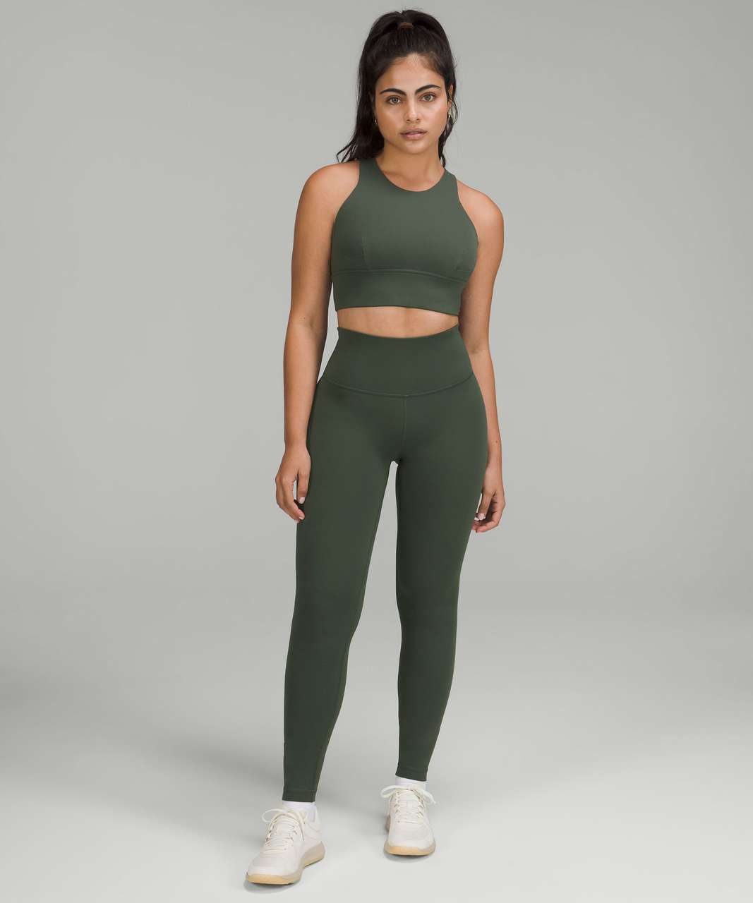 Lululemon Wunder Train HR Tight 25” Everlux Size 0 Smoked Spruce SKSR 52350