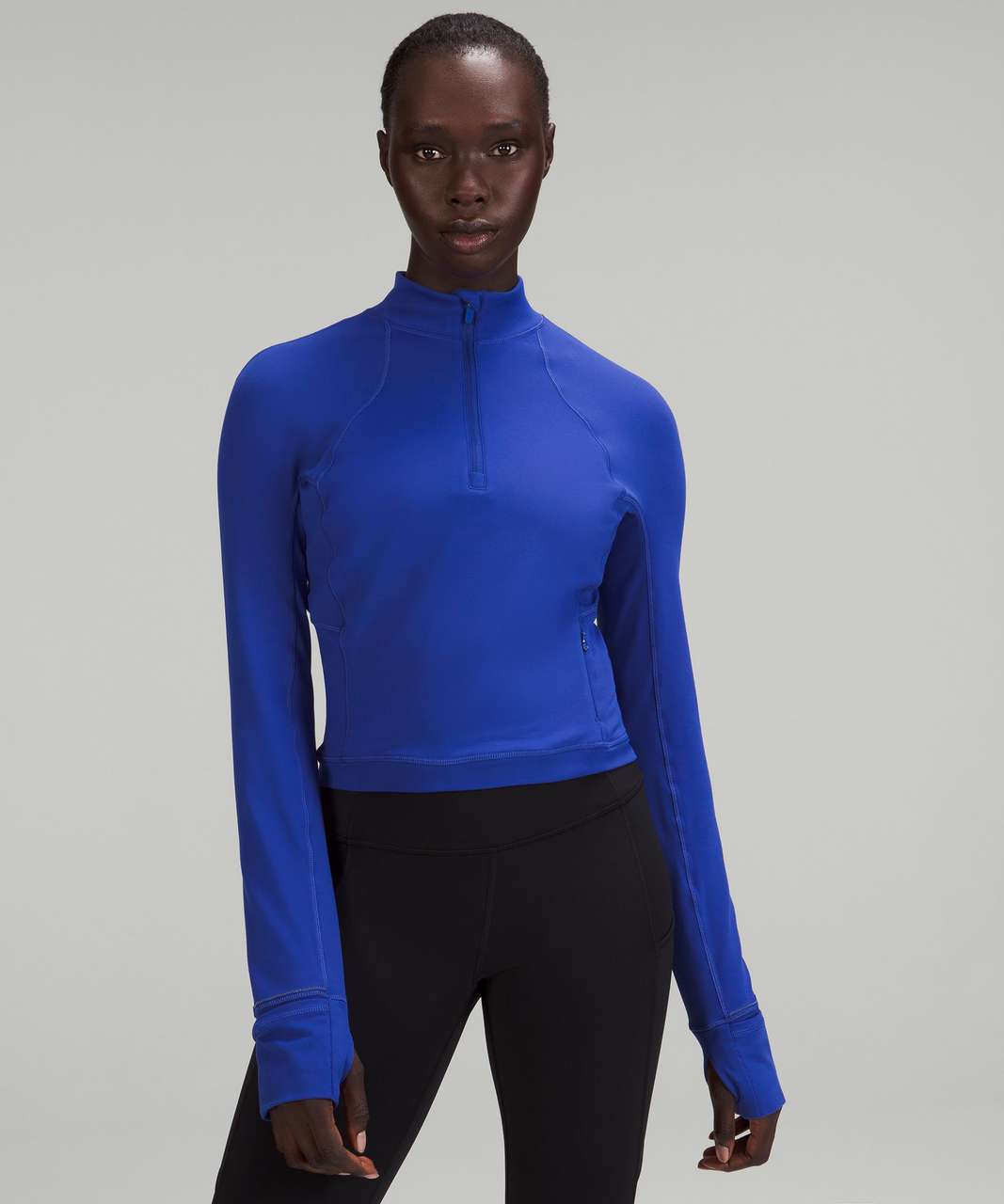 It's Rulu Run Cropped Half-Zip