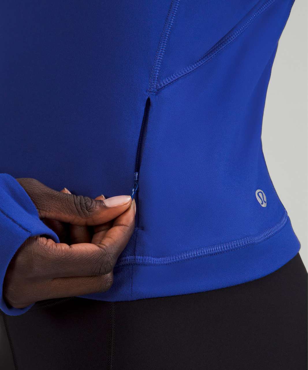 Lululemon Its Rulu Run Cropped Half Zip - Psychic