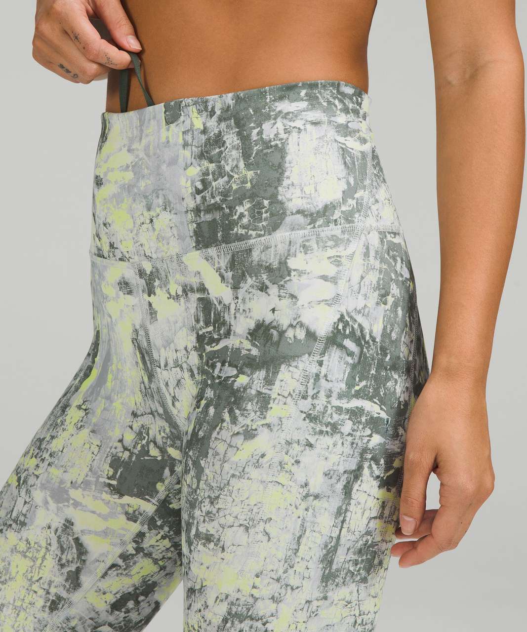 Lululemon Wunder Train High-Rise Crop 23 - Smoked Spruce - lulu