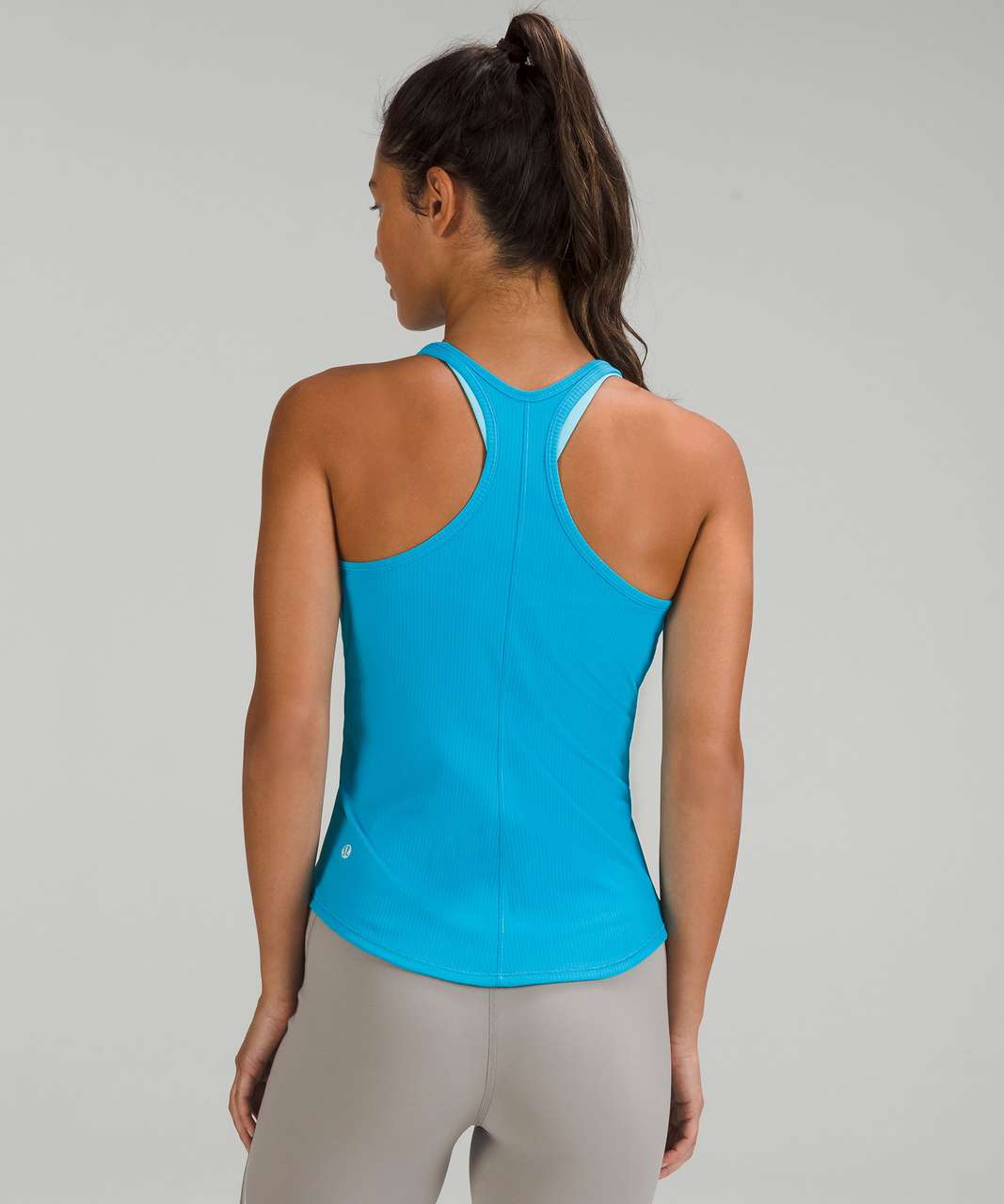 Lululemon Base Pace Ribbed Tank Top - Turquoise Tide