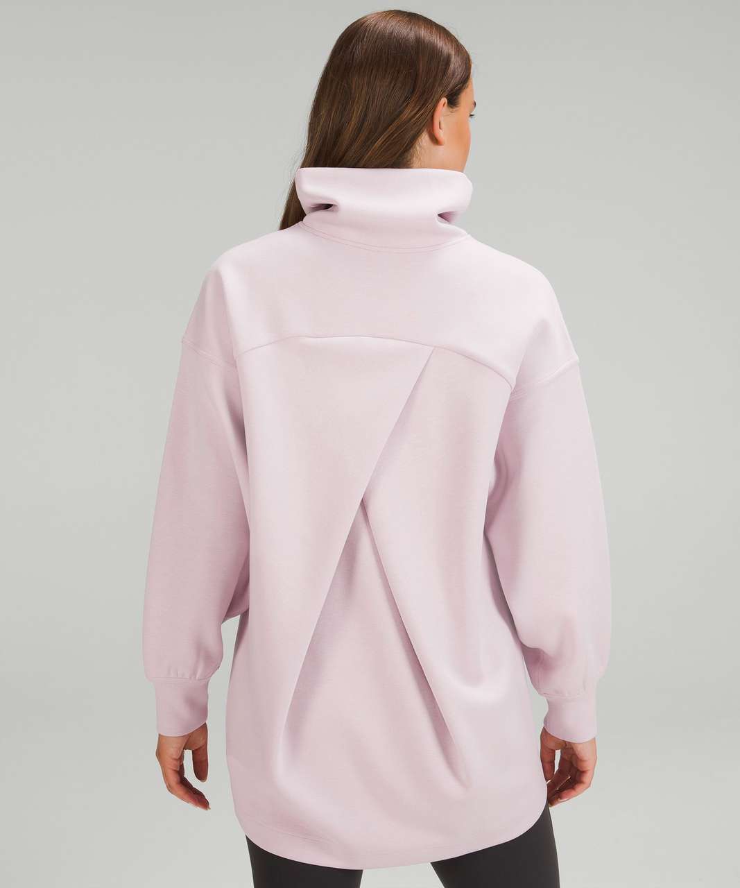 Modal-blend Hoodie - Powder pink - Ladies