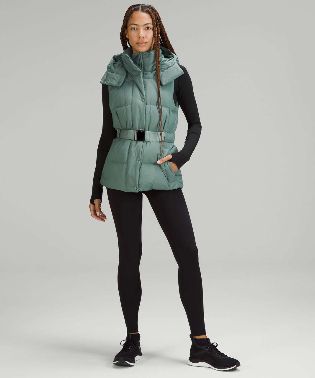 Lululemon Wunder Puff Waist Vest - Tidewater Teal - lulu fanatics