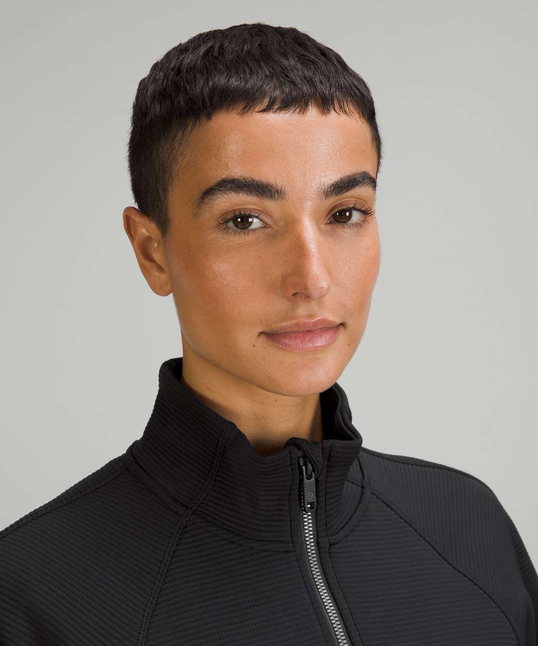 Lululemon Relaxed-Fit Ribbed Half-Zip Pullover - Black