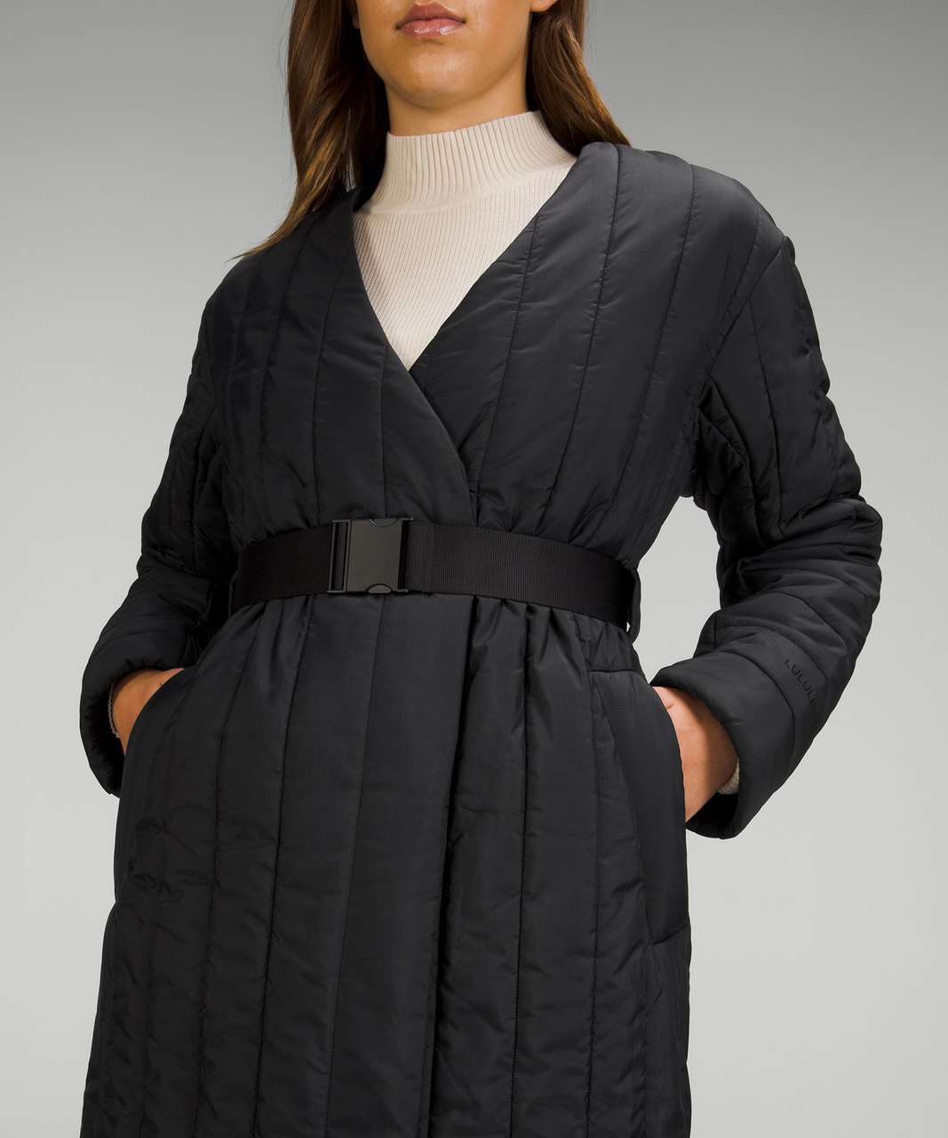 Lululemon Belted Long Insulated Jacket - Black