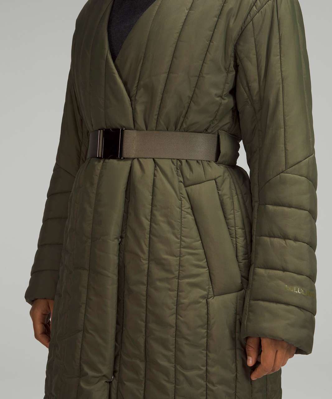 Lululemon Down For It Jacket - Dark Olive - lulu fanatics