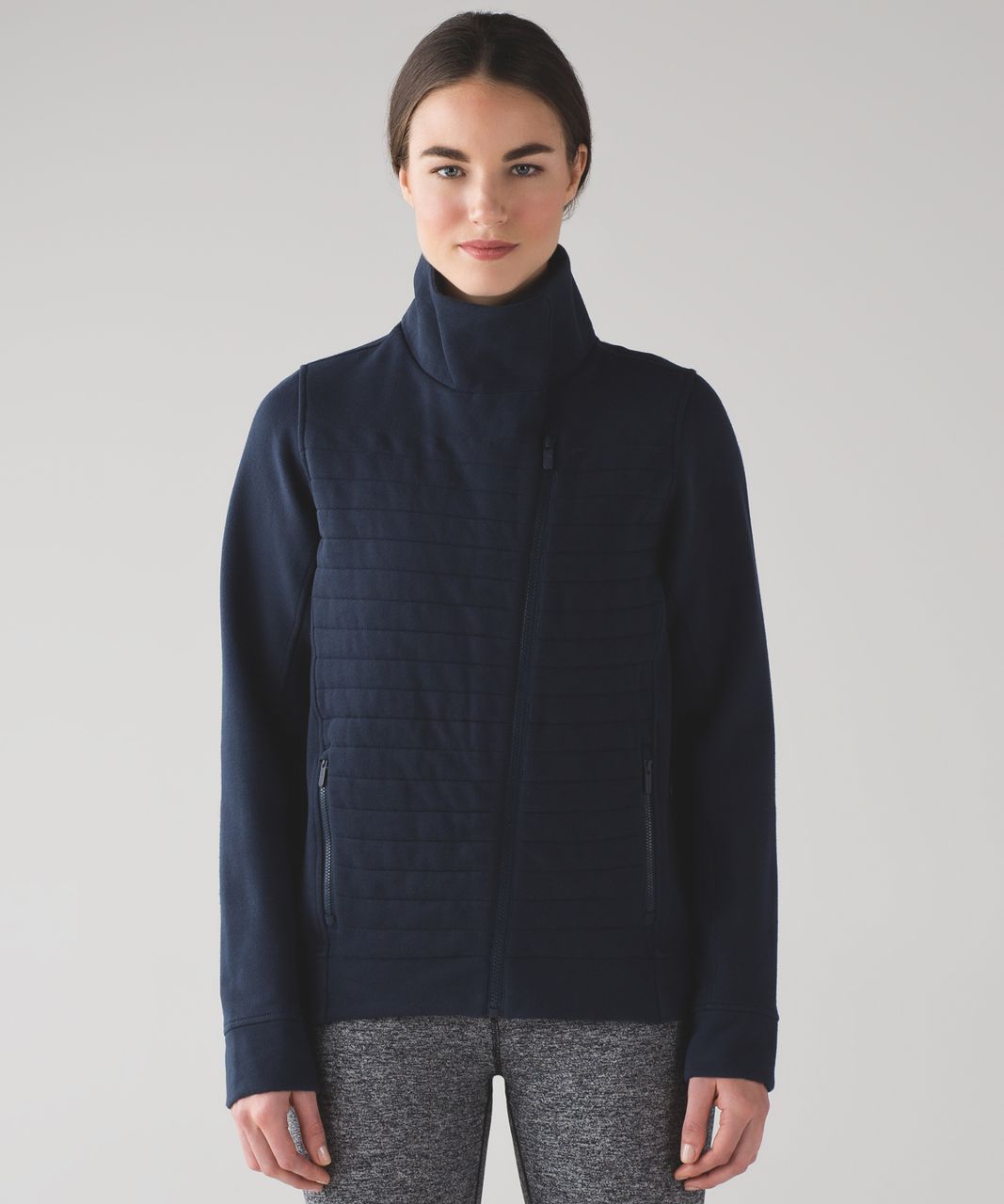 Lululemon Fleece Be True Jacket - Inkwell - lulu fanatics