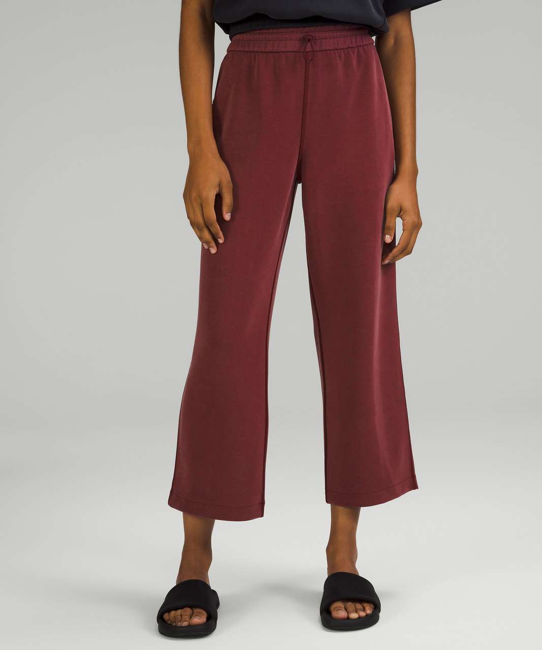 Red Pants - High-Rise Pants - Wide-Leg Trousers - Velvet Pants - Lulus