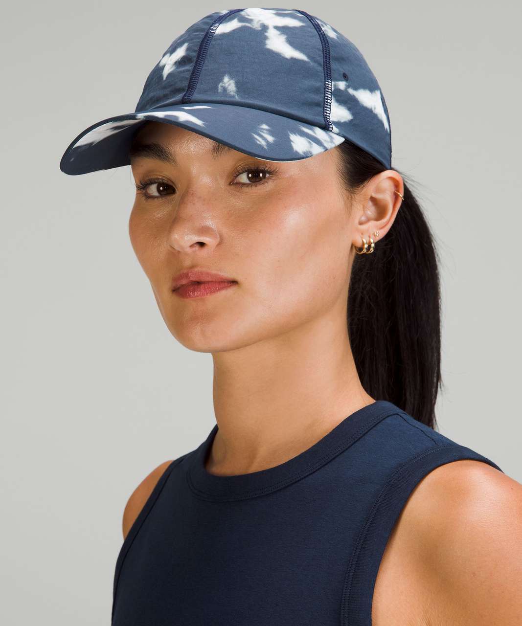 Lululemon Baller Hat Soft - Indigo Ice Print Blue Multi - lulu fanatics