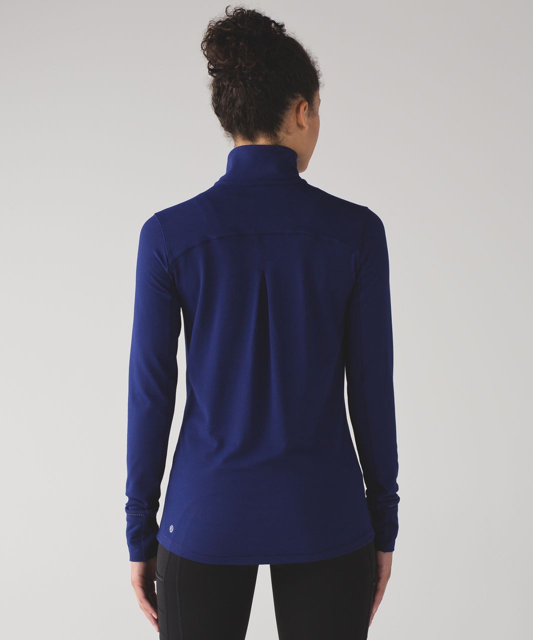 Lululemon Outrun 1/2 Zip - Hero Blue - lulu fanatics