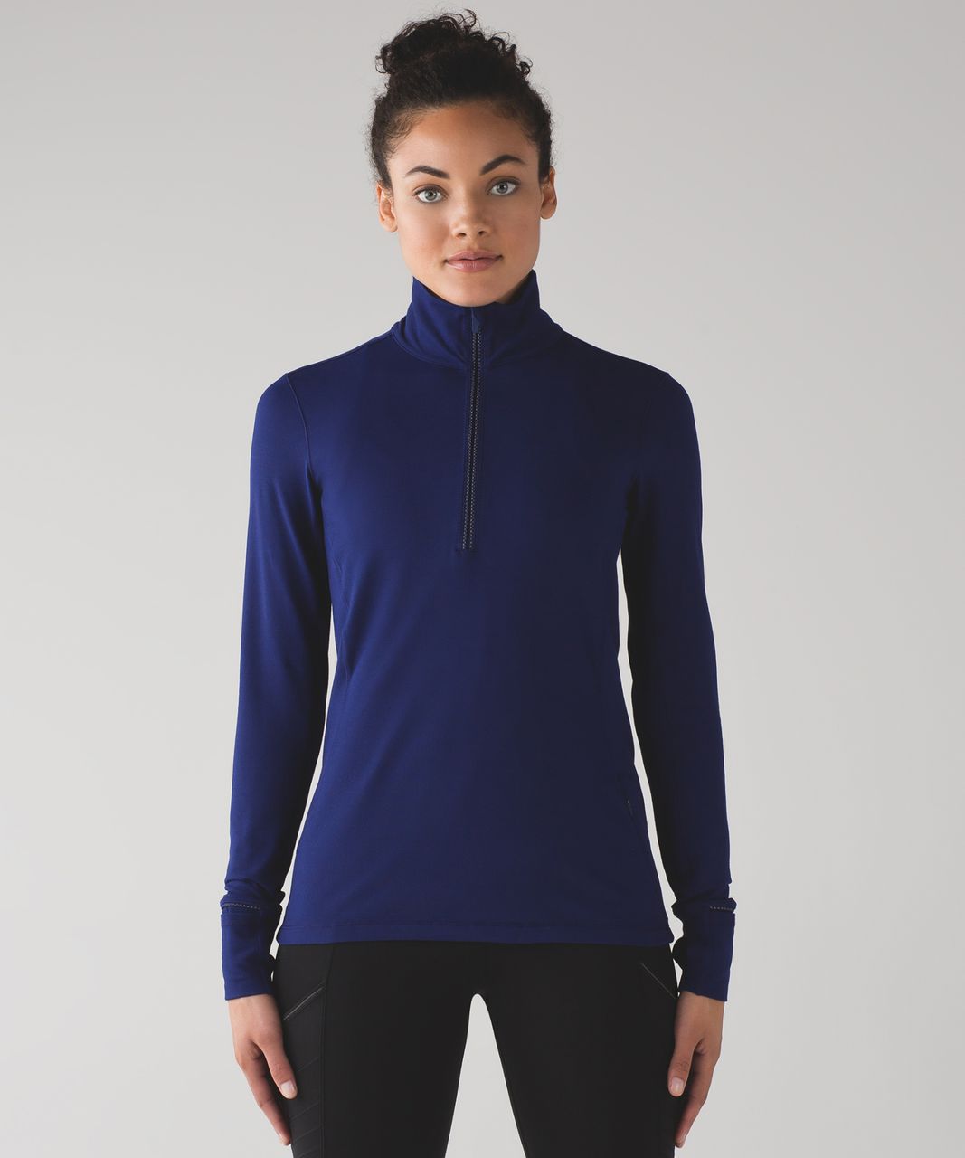 Lululemon Outrun 1/2 Zip - Hero Blue