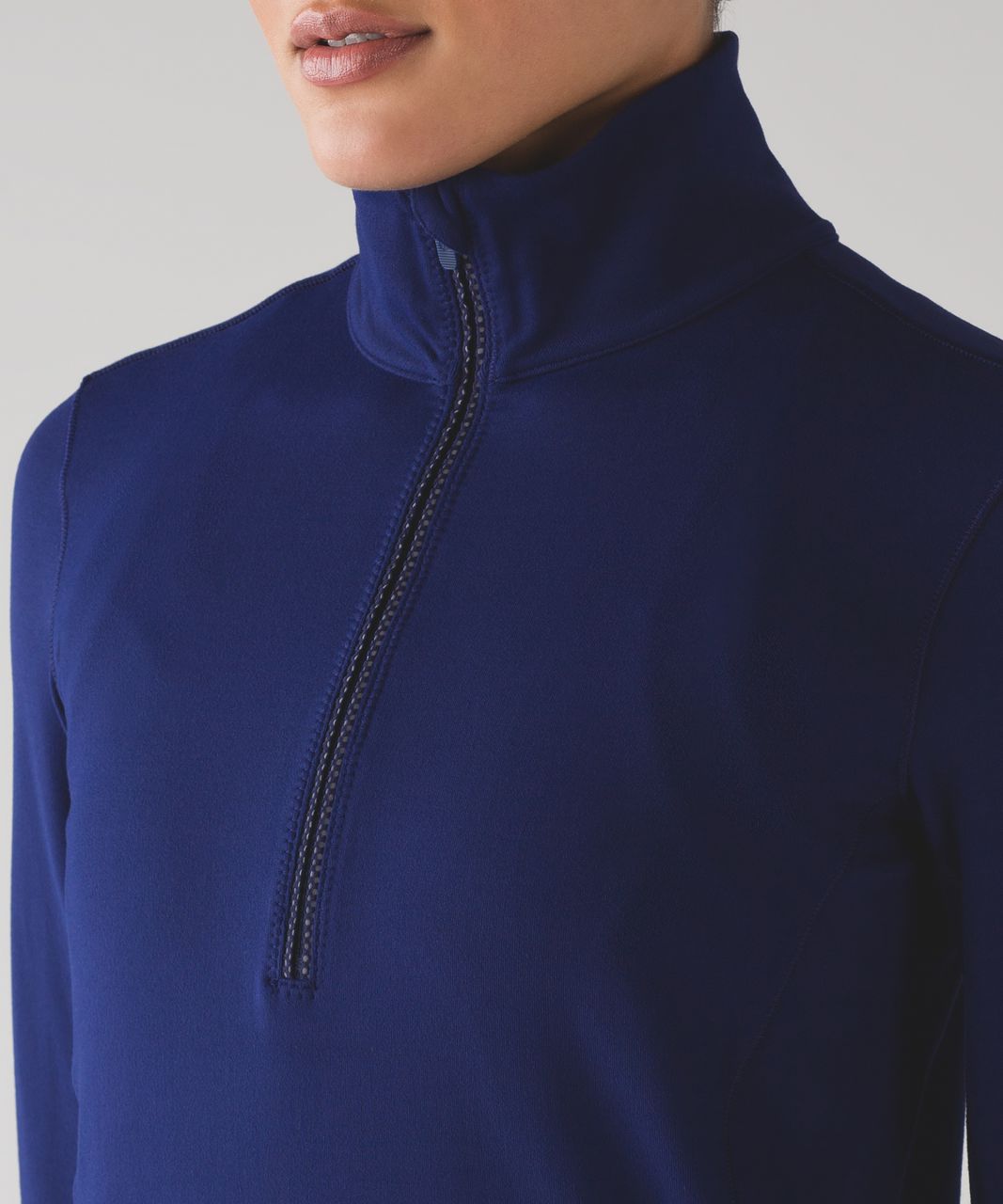 Lululemon Outrun 1/2 Zip - Hero Blue