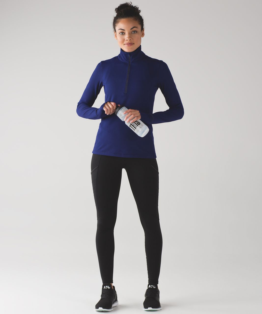 Lululemon Outrun 1/2 Zip - Hero Blue