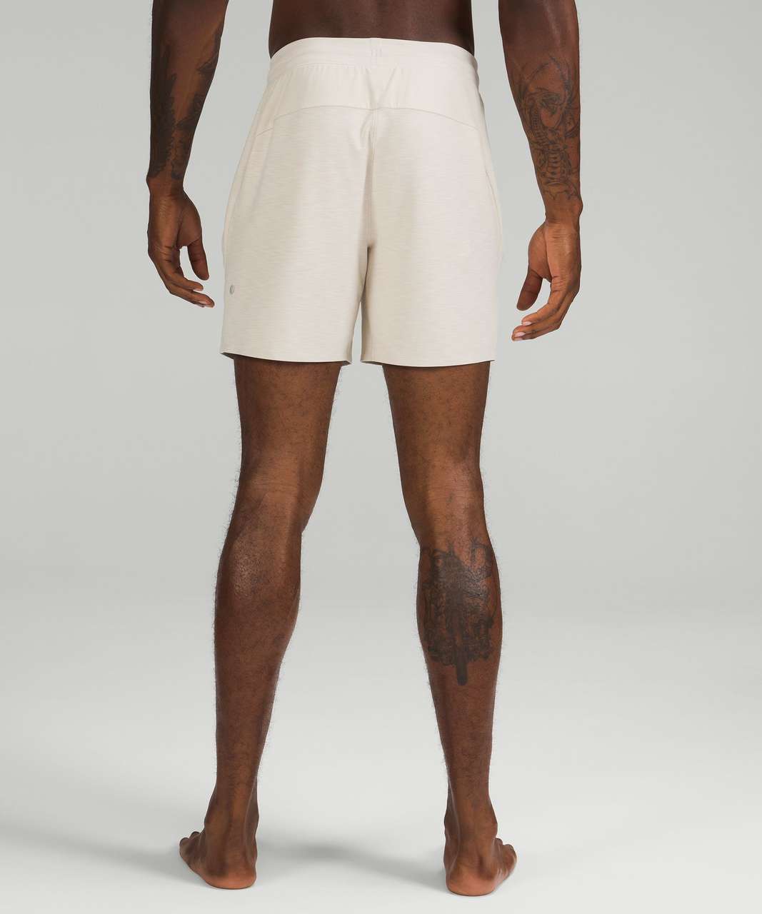 Lululemon Balancer Short 6 *Everlux - Heathered Natural Ivory