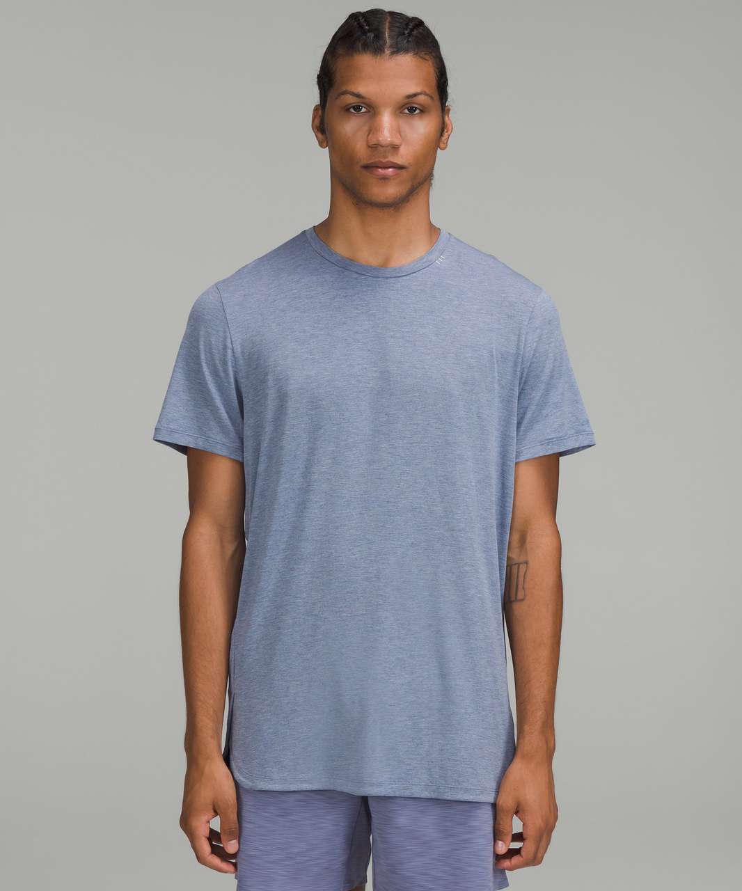 Lululemon Balancer Short Sleeve Shirt - Heathered Peri Purple