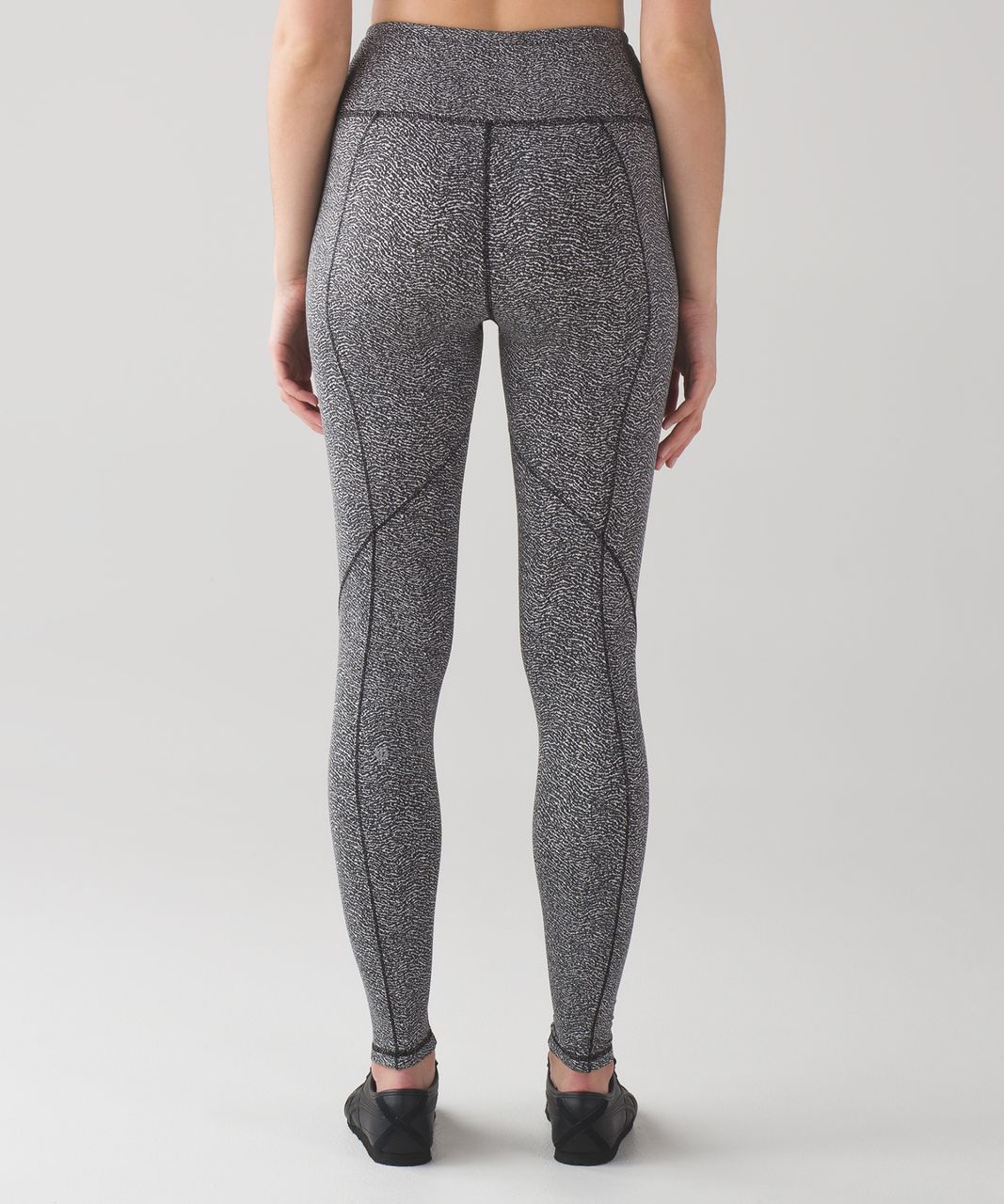 Lululemon Run It Out Tight - Power Luxtreme Ripple Jacquard Black White ...