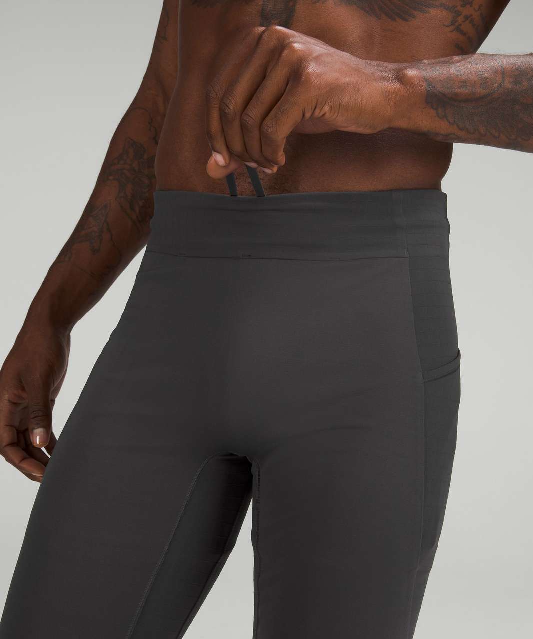 Lululemon Surge Warm Tight 29 - Graphite Grey - lulu fanatics