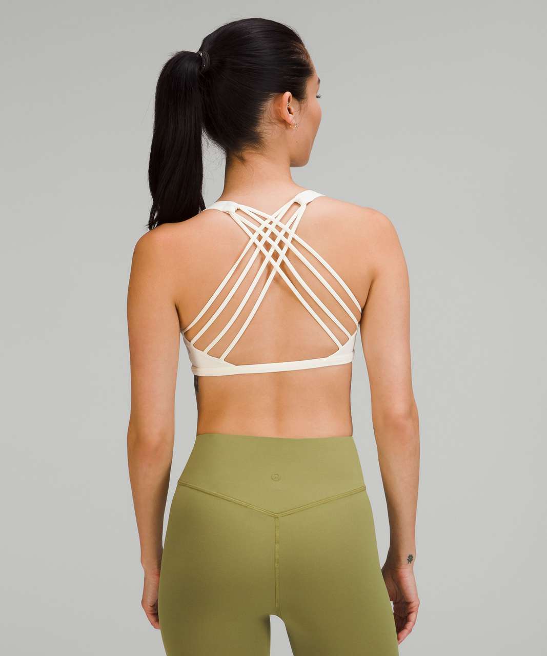 Lululemon Free to Be Bra - Wild *Light Support, A/B Cup - Lemon Sorbet -  lulu fanatics