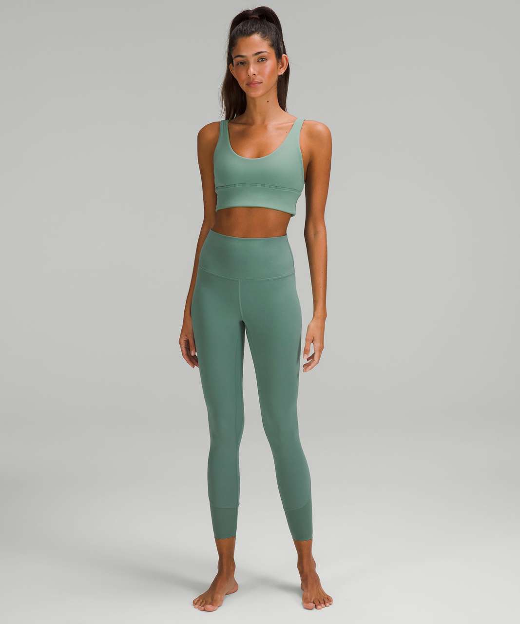 NWT Lululemon Lululemon Align V-Neck Bra C/D Cup Pistachio Green Size 6