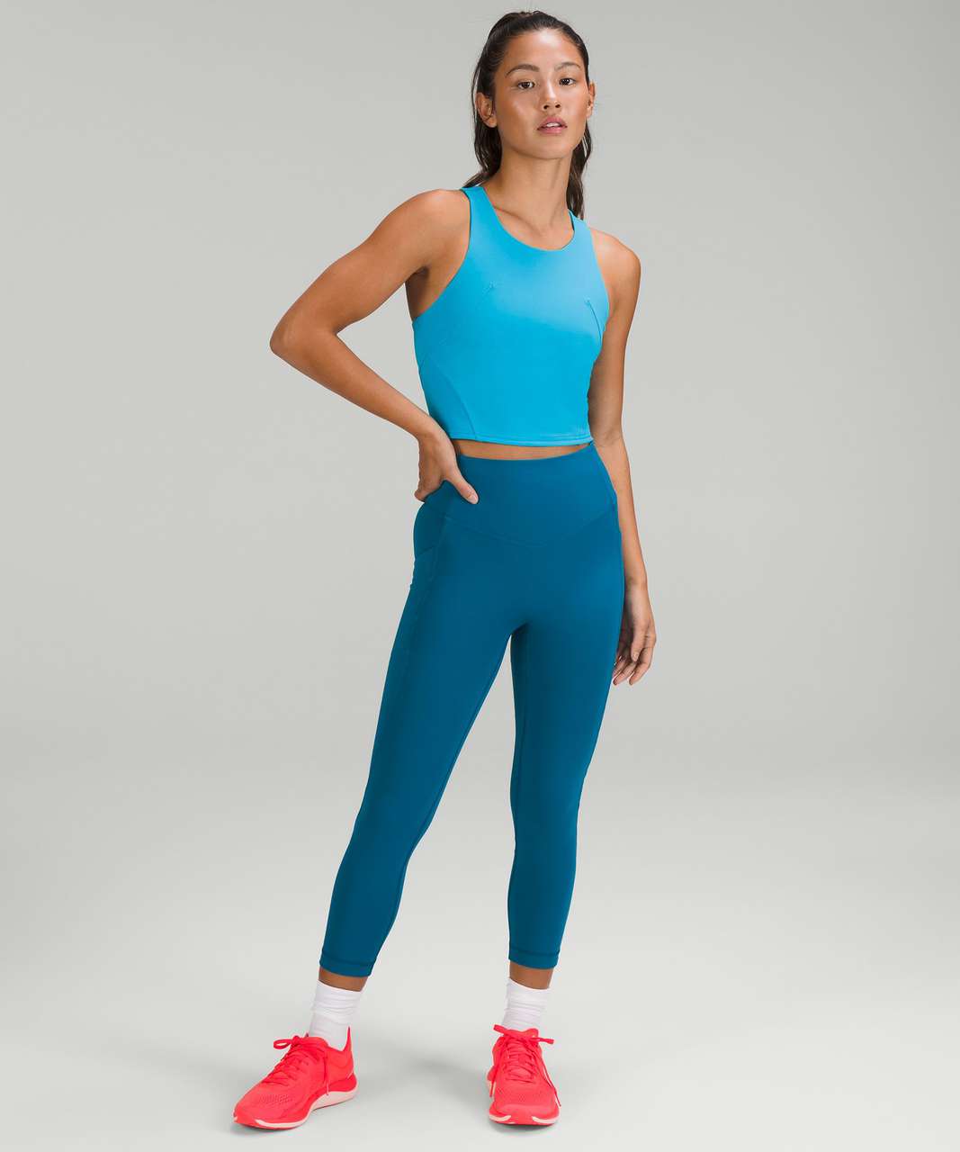 Lululemon Invigorate Training Tank Top - Tidewater Teal - lulu fanatics