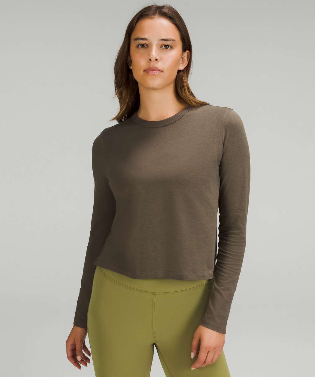 Lululemon Classic-Fit Cotton-Blend Long Sleeve Shirt - Carob Brown ...