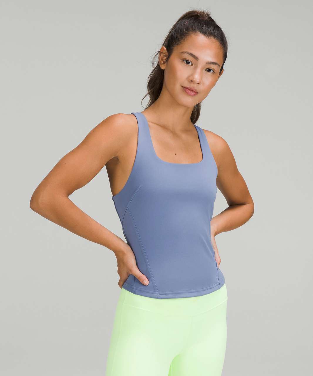 Stylish Lululemon Instill Tank Top in Bronze Green