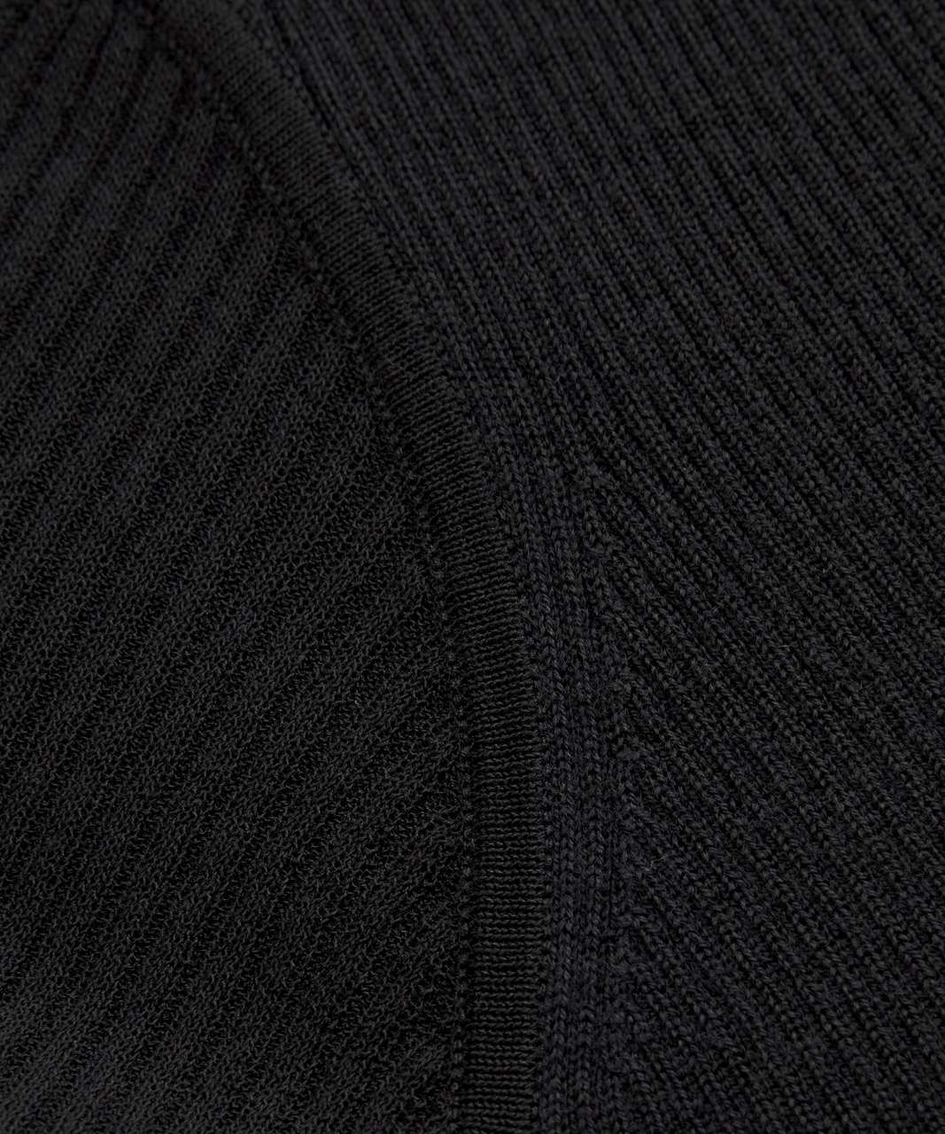 Lululemon Merino Wool Mockneck Light Sweater - Black