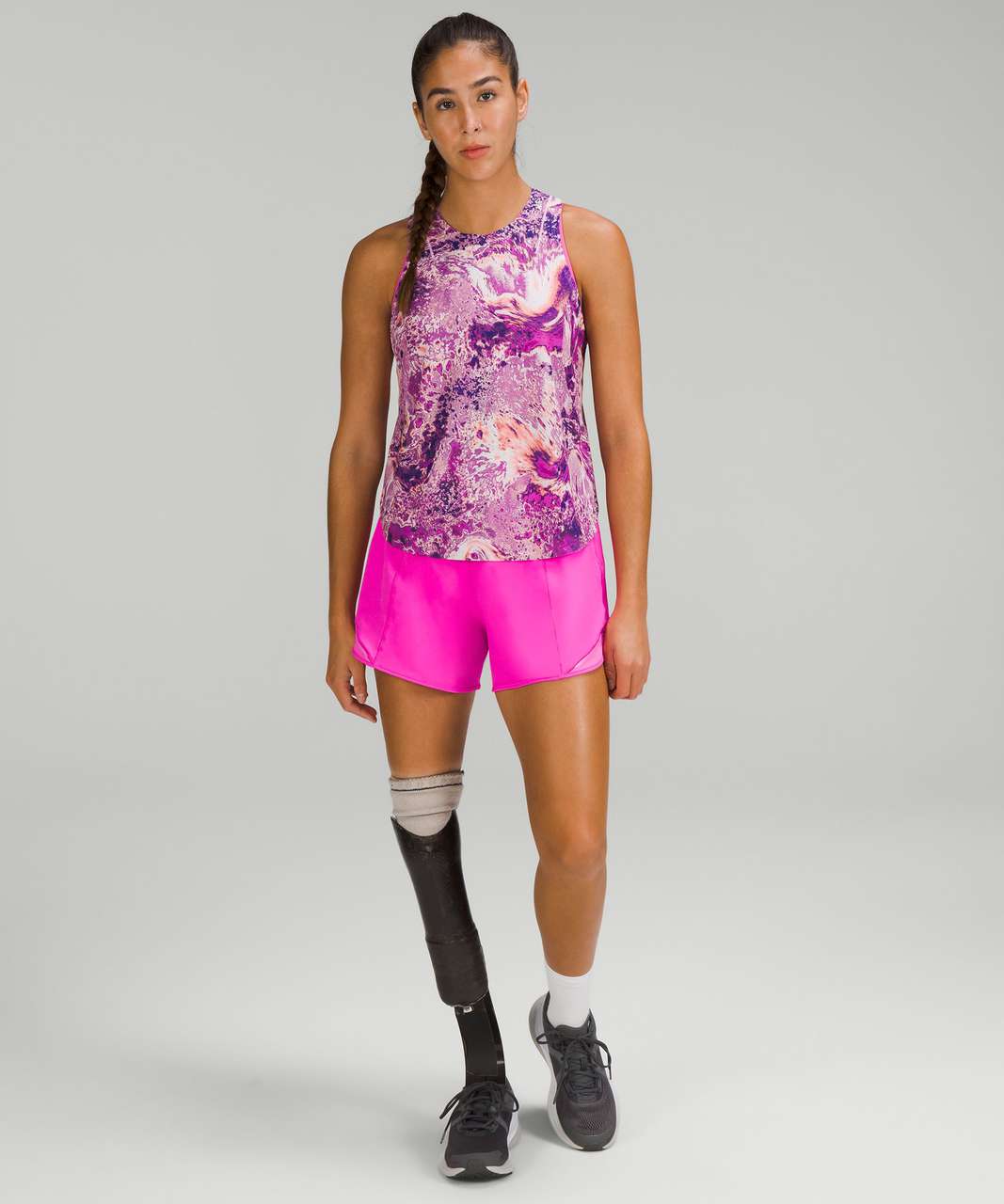 Lululemon Lightweight Running Kit Tank Top - Anticipation Pink Multi