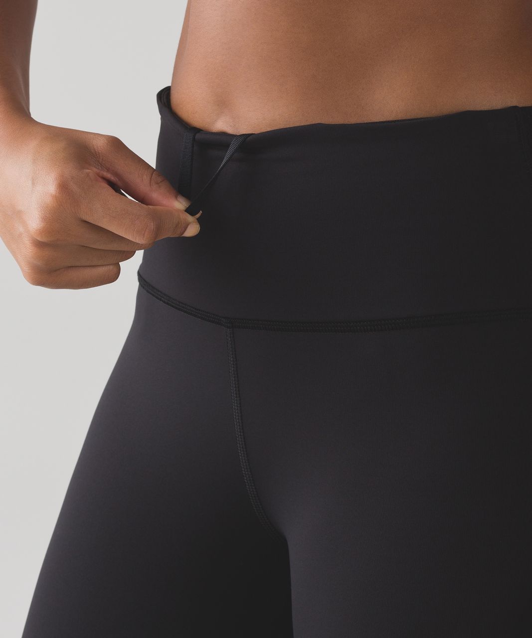 Lululemon Hit It 21' Crop - Heathered Black - lulu fanatics