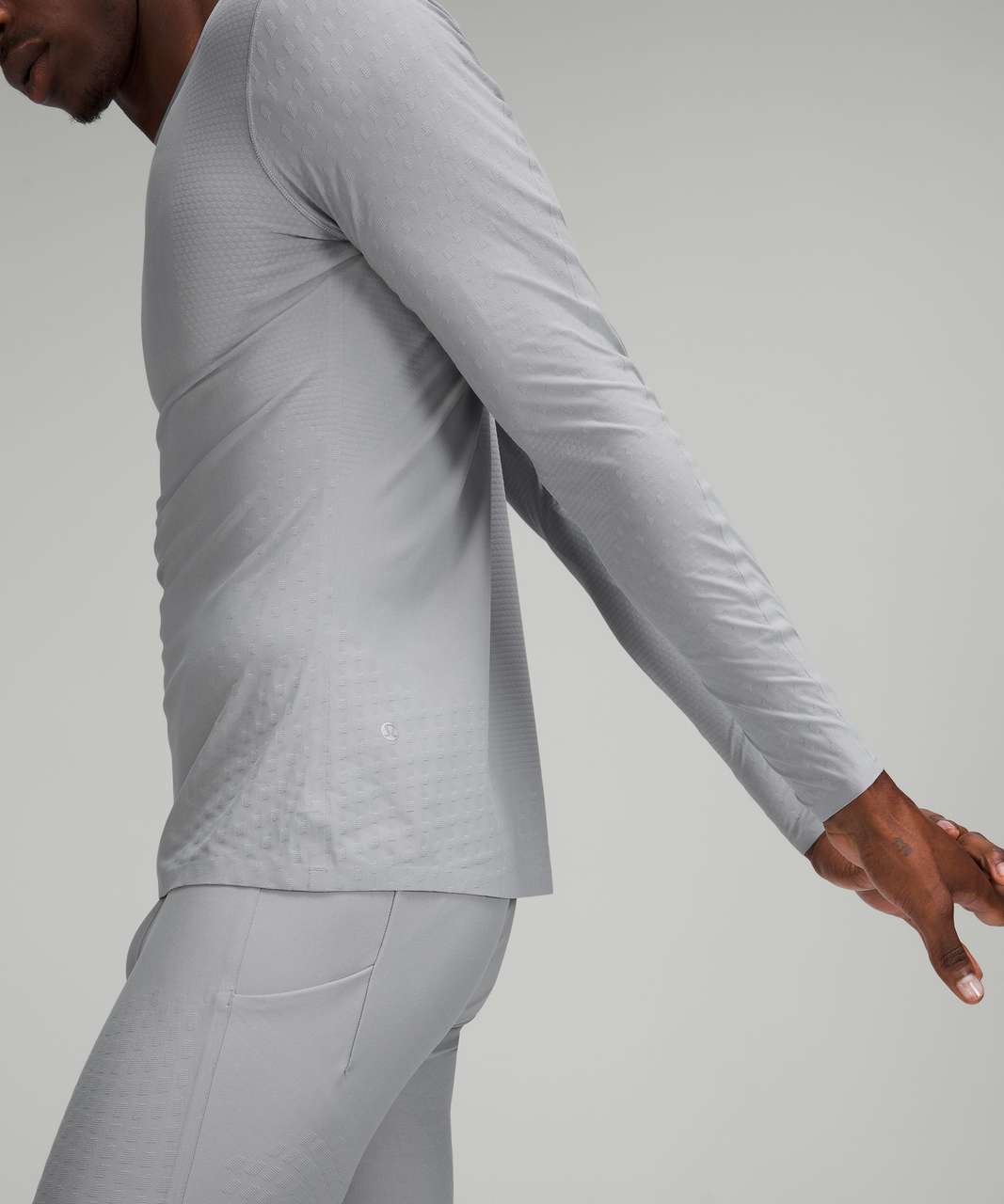 Lululemon SenseKnit Running Long Sleeve - Rhino Grey