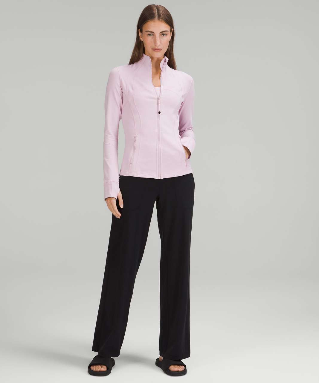 Flush pink Define Jacket  Lululemon define jacket, Lululemon jacket, Stand  collar jackets