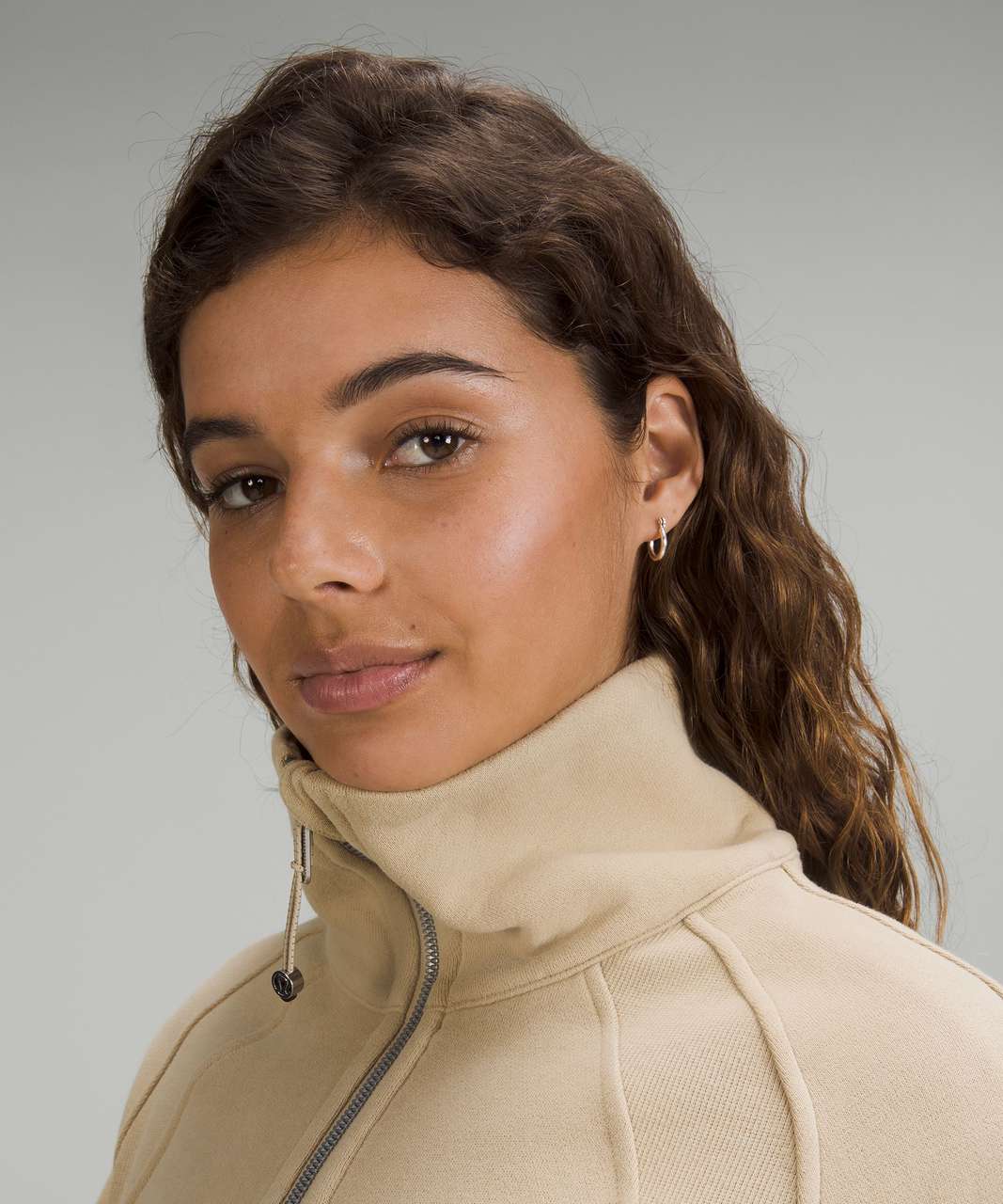 Lululemon Scuba Oversized Funnel Neck Half Zip - Trench