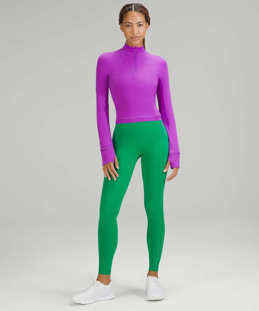 Lululemon Swift Speed High-Rise Tight 26 *Brushed Luxtreme Asia Fit -  Emerald Ice - lulu fanatics