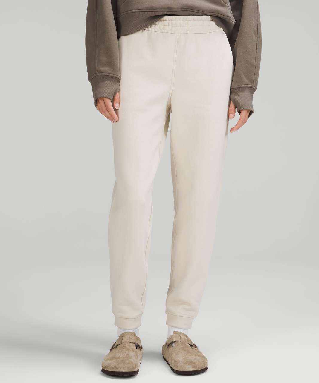 Lululemon Relaxed High-Rise Jogger - White - lulu fanatics