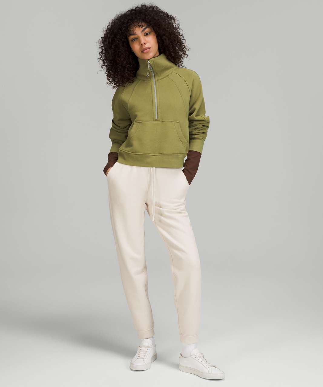 Lululemon Braided Detail High-Rise Jogger - White Opal - lulu fanatics