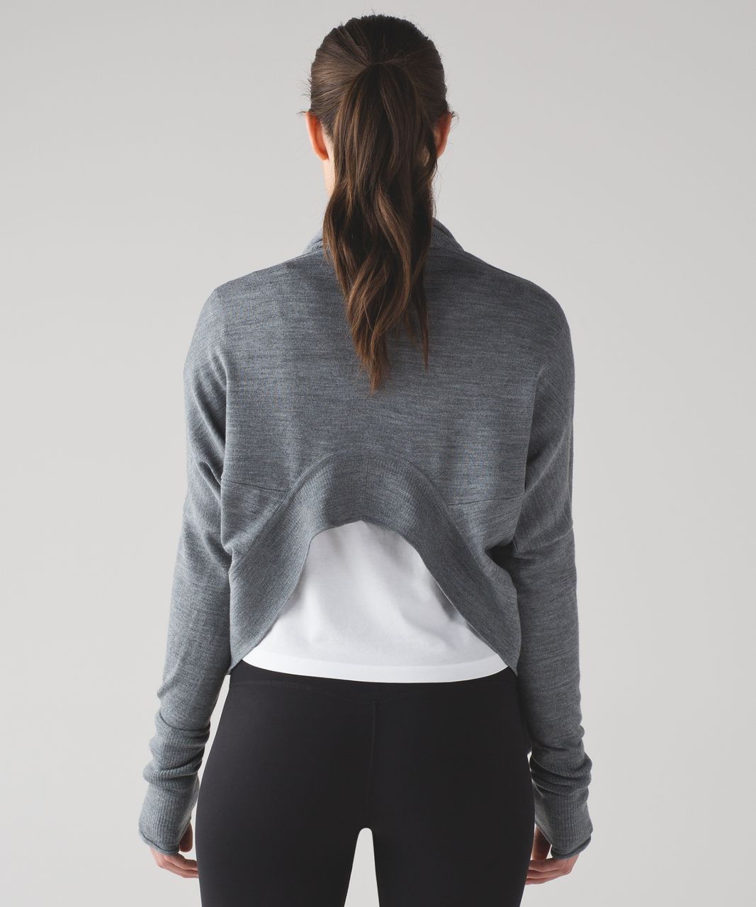 Lululemon Sit In Lotus Wrap - Heathered Medium Grey - lulu fanatics