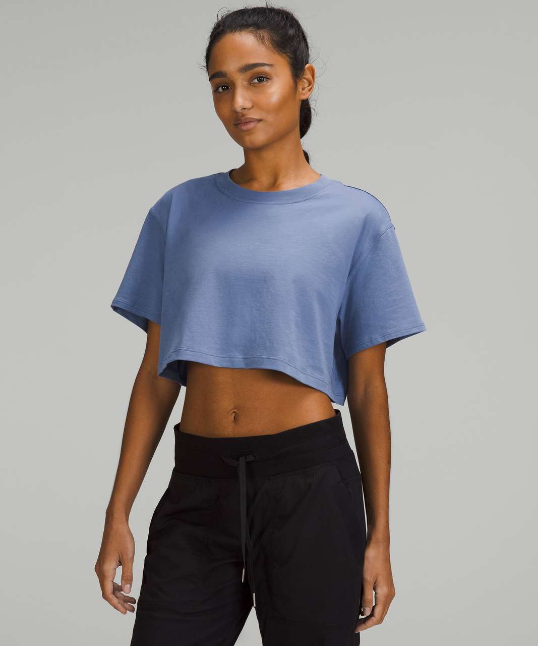 Lululemon All Yours Cropped T-Shirt - Water Drop