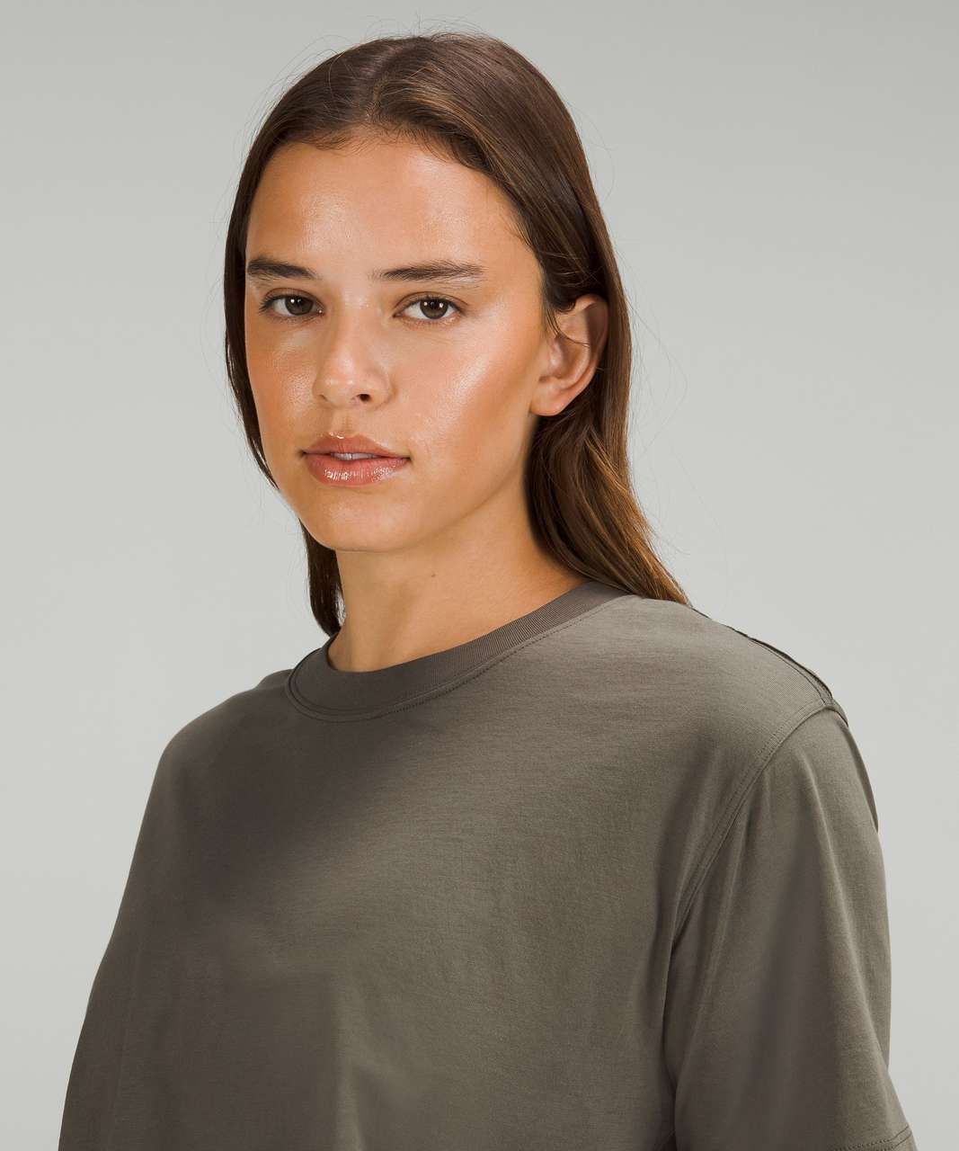 Lululemon All Yours Cropped T-Shirt - Carob Brown