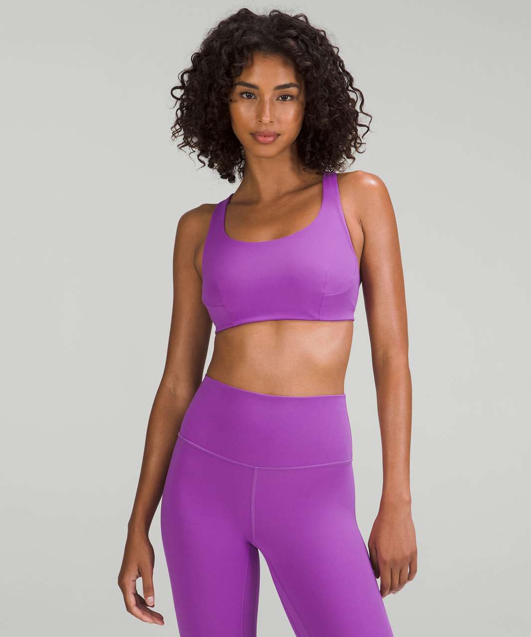 Lululemon Wunder Train Bra *Medium Support, C/D Cup - Moonlit Magenta