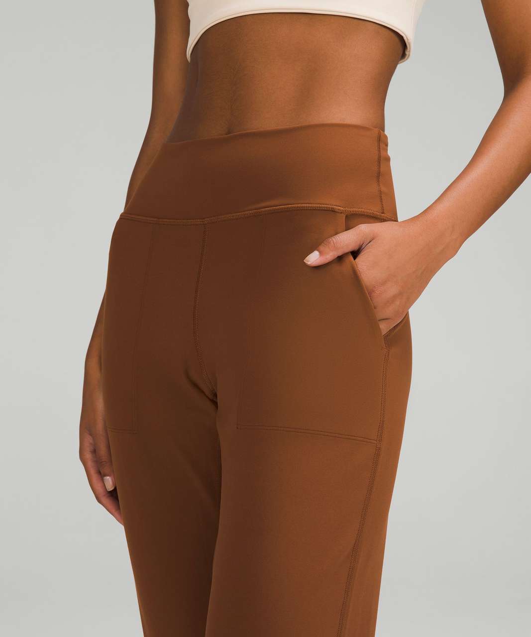 Lululemon Align High-Rise Pant 25 Size 10 🤎 Roasted Brown RTDB 00475