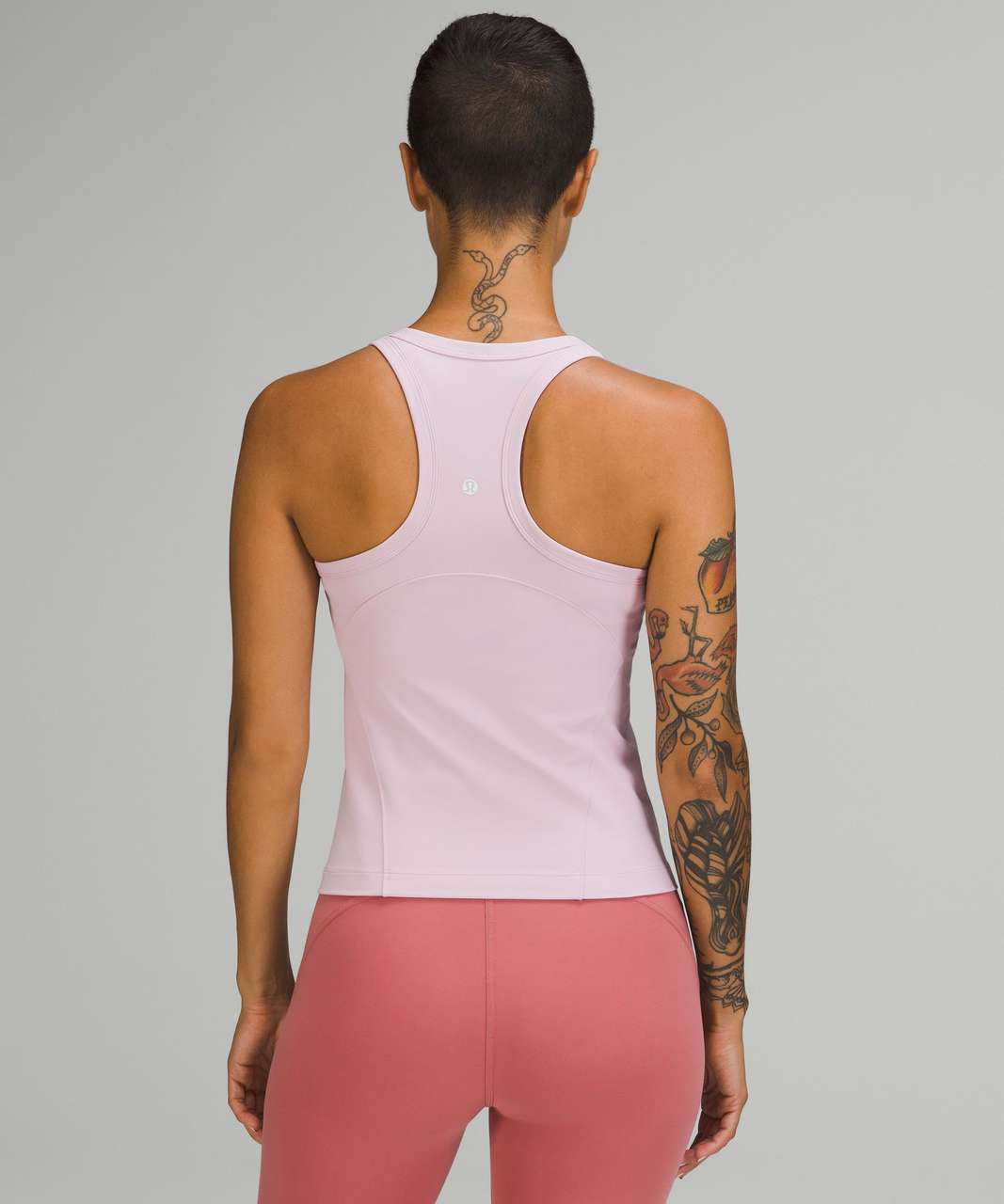 Lululemon Align Waist Length Racerback Tank Nulu Size 0 Pink Peony PKPI  00366