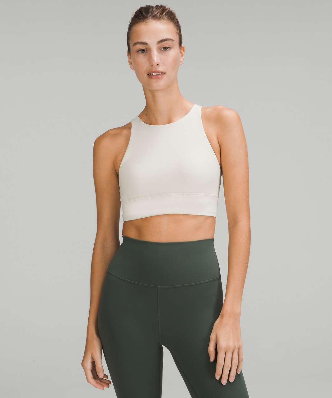 lululemon Energy High-Neck Longline Ribbed Bra *Medium Support, B