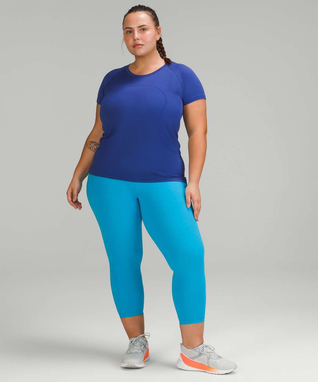 Lululemon Swift Speed High-Rise Crop 23" *Brushed Luxtreme - Turquoise Tide