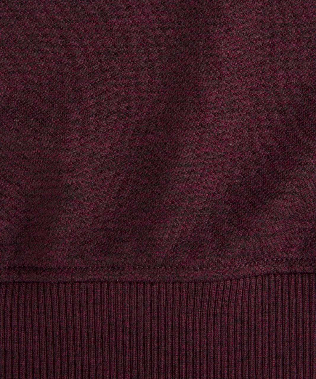 Lululemon Engineered Warmth Long Sleeve Crew - Cassis / Pomegranate / Black