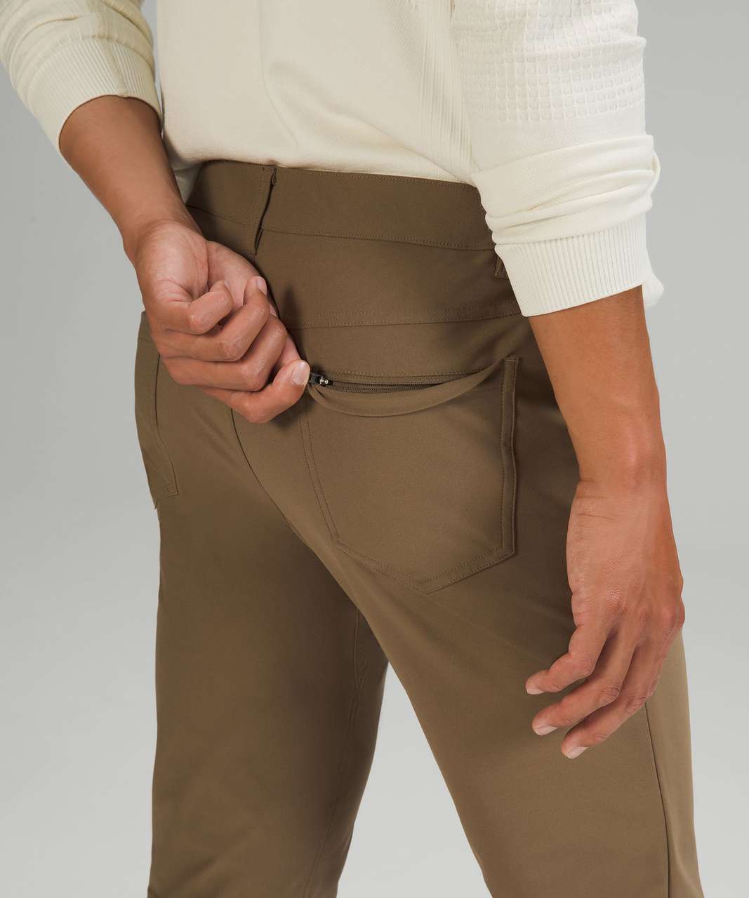 Lululemon ABC Pant Slim *Warpstreme 32 - Dark Olive - lulu fanatics