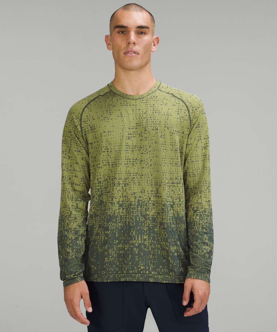 Lululemon Metal Vent Tech Long Sleeve Shirt 2.0 - Cube Calibrate Wasabi / Smoked Spruce