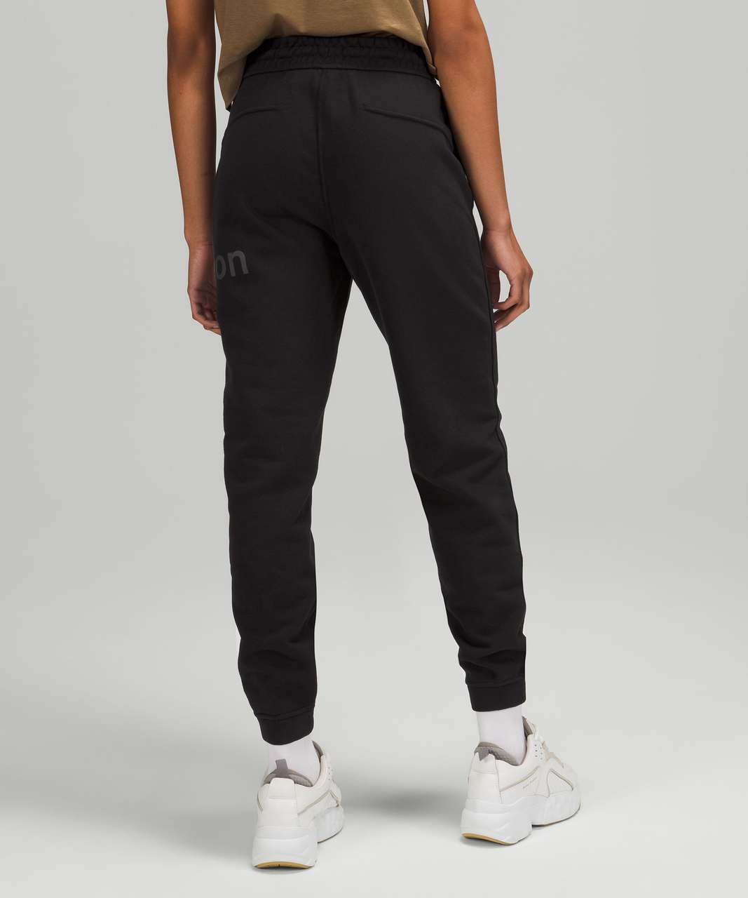 Lululemon Loungeful High-Rise Jogger *Graphic - Black - lulu fanatics