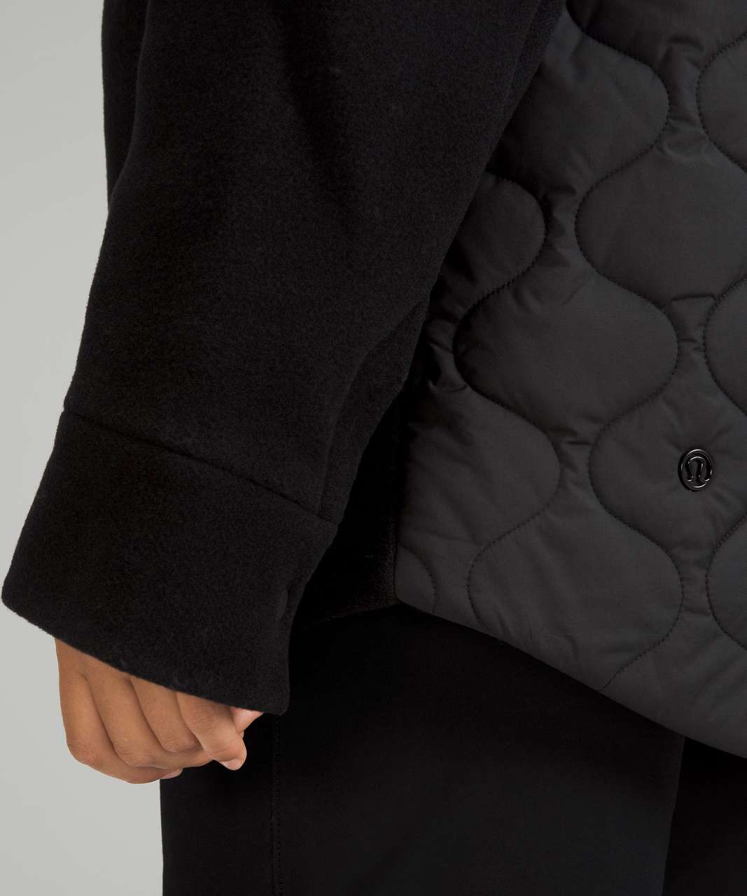 Lululemon Insulated Wool Shirt Jacket - Black - lulu fanatics